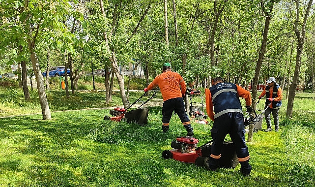 Çankaya’da Parklar Yaza Hazırlanıyor